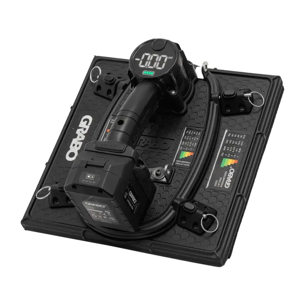 The GRABO HighFlow lifter on its square pad